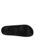 Dolce & Gabbana Black Divers Leather Flats Slides Sandals Beachwear Shoes